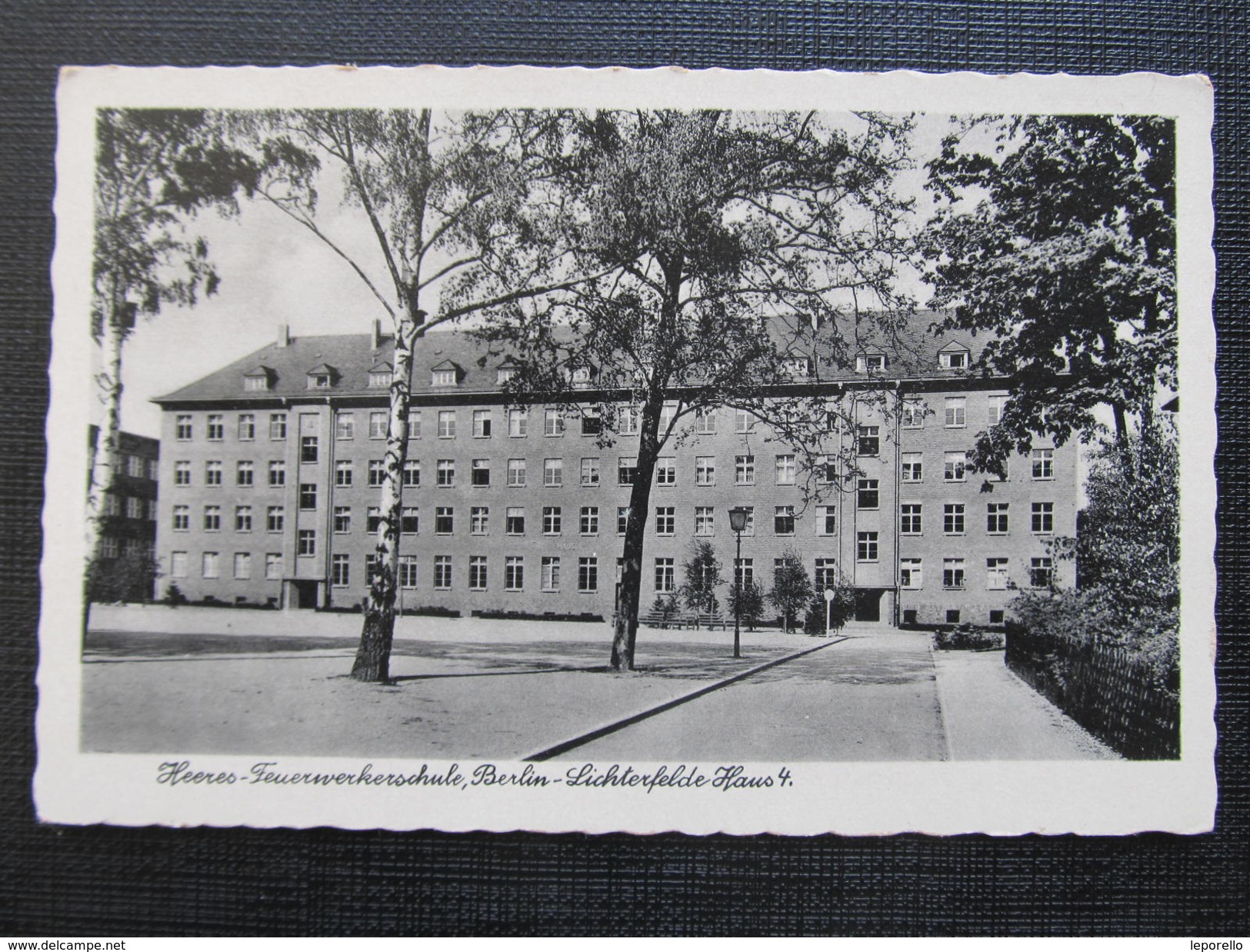 AK BERLIN LICHTERFELDE  Feuerwerkerschule Ca.1940 // D*26692 - Lichterfelde