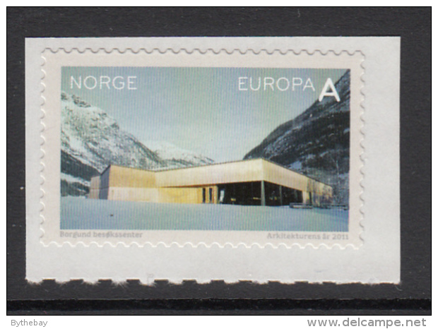 Norway 2011 A Europa Visitors' Center Borgund Stave Church - Tourism - Unused Stamps