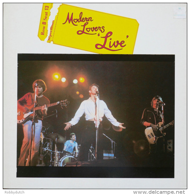 * LP *  JONATHAN RICHMAN &amp; THE MODERN LOVERS - LIVE (Holland 1977 EX!!!) - Rock