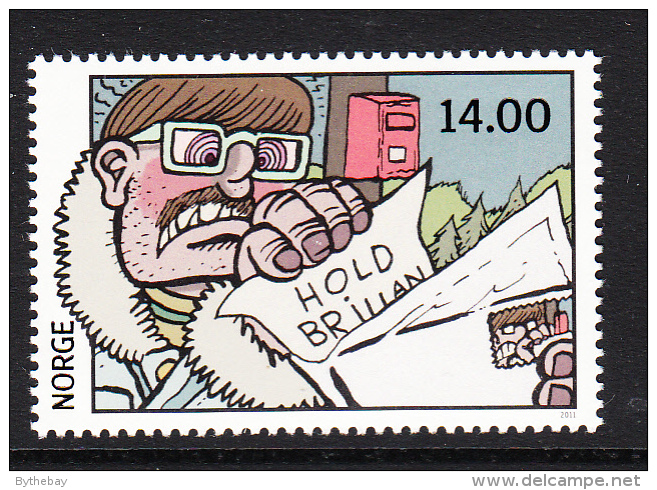 Norway 2011 14k Hold Brillan - 100 Years Of Comic Strips - Neufs