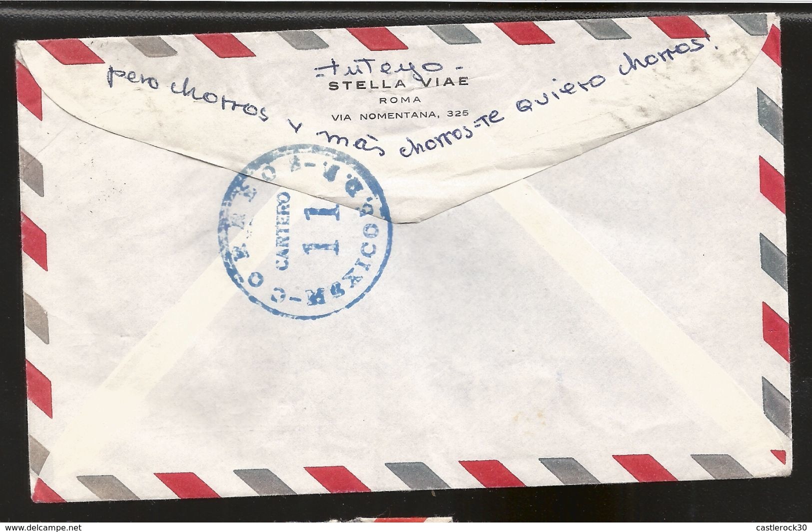 A) 1965 ITALY, MICHAEL ANGEL, EZEKIEL PROPHET, VATICAN, AIRMAIL, CIRCULATED COVER FROM ROMA TO MEXICO. - Unclassified