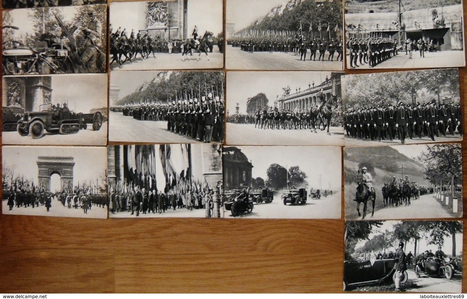 LOT 33 CARTES POSTALES ANCIENNES GENERAL GAMELIN ET DROLE DE GUERRE 1939-1940 - History