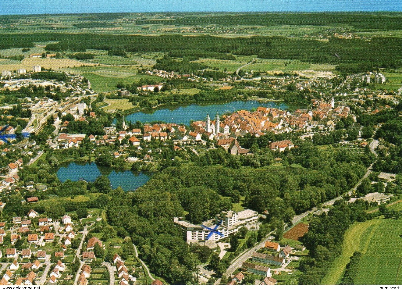 Allemagne Bad Waldsee Oberschwaben Belle Vue Aérienne - Bad Waldsee