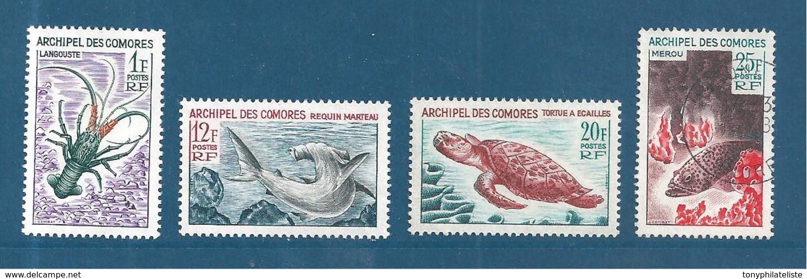 Timbres De Comores  De 1964   N°35 A 38   Neuf ** Parfait Cote 17€50 - Ungebraucht