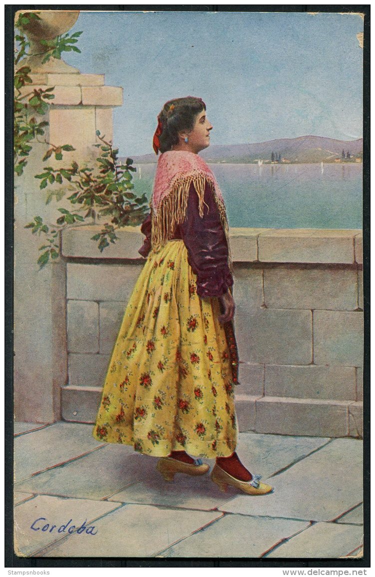 1908 Spain Sevilla Cordoba Beauty Postcard - Madrid - Covers & Documents