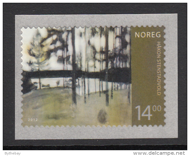 Norway 2012 14k 'Fire Site' By Hakon Stenstadvold - Norwegian Art - Unused Stamps