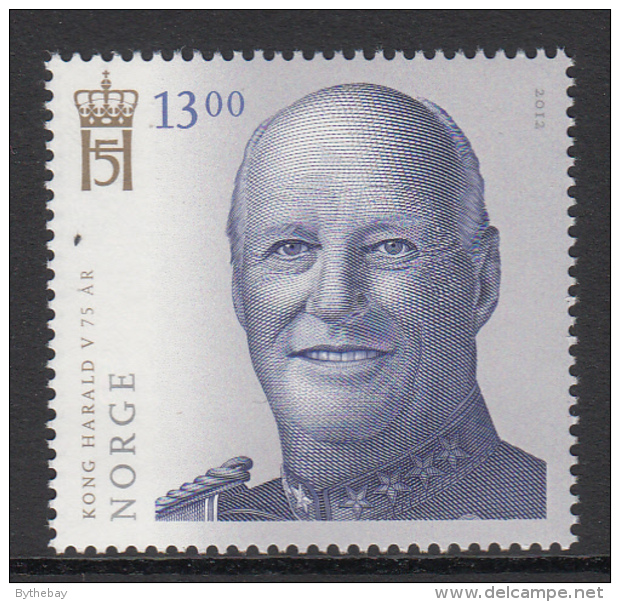 Norway 2012 13k King Harold V 75th Birthday - Unused Stamps