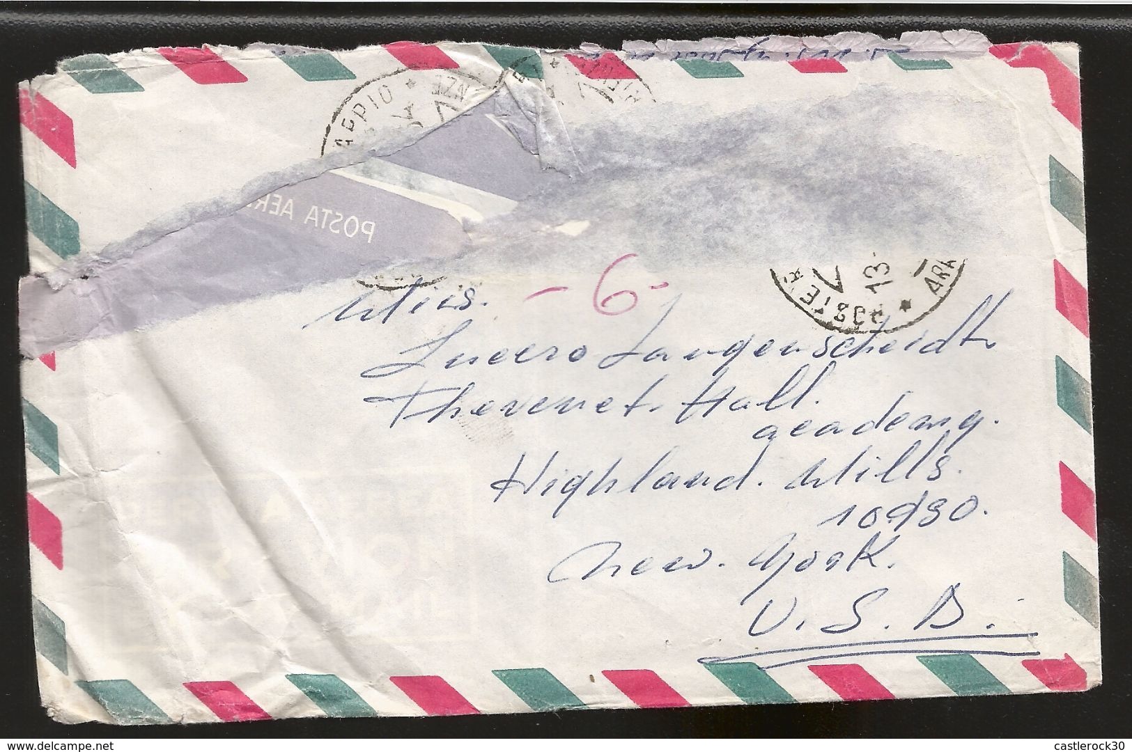 A) 1964 ITALY, AIRMAIL, CIRCULATED COVER FROM ROME TO MEXICO D.F. - Unclassified