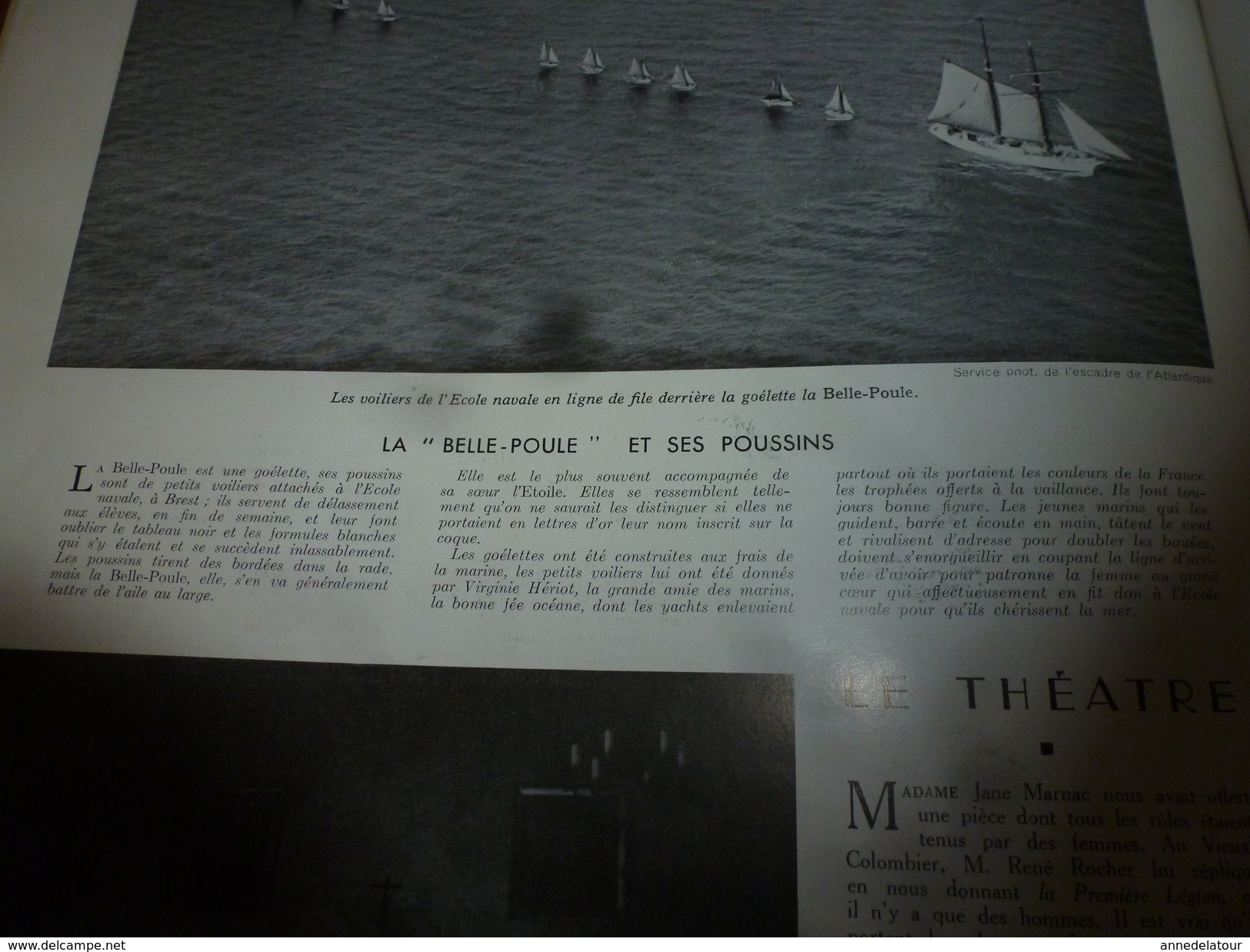 1938 L'ILLUSTRATION:La BELLE-POULE De L'école Navale De Brest ;Epaves Guerre 14-18;TAHITI ; Argentine; Nigéria ;etc - L'Illustration