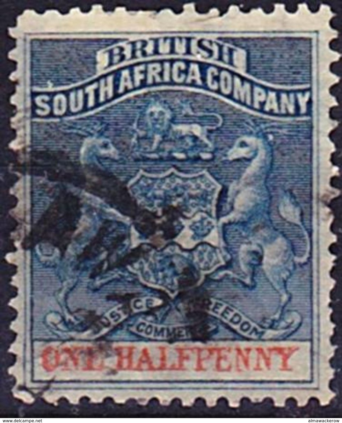 2017-0055 British South Africa Company Mi 265 Used O - Unclassified