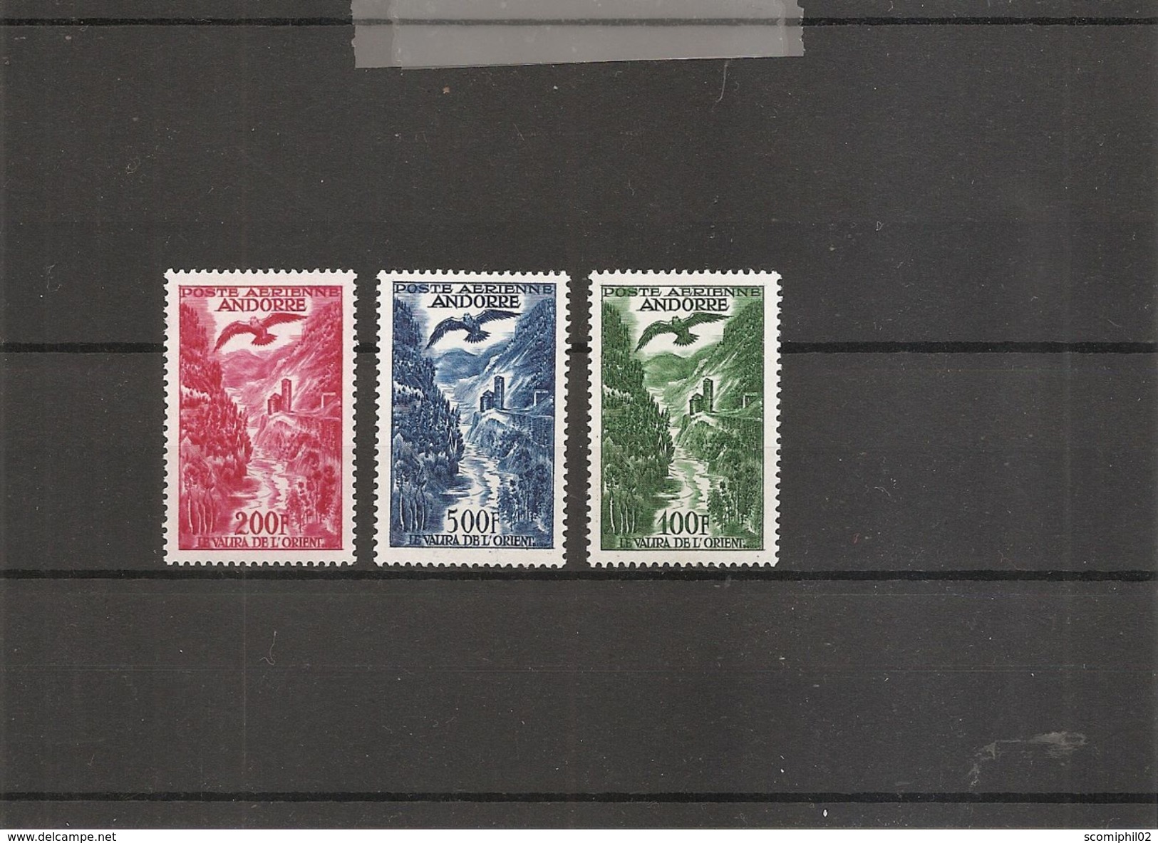 Andorre Français ( PA 2/4 XXX -MNH) - Poste Aérienne