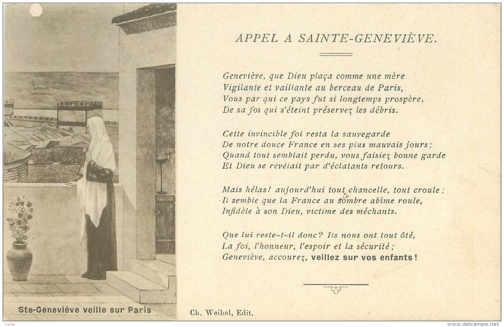 Appel à Sainte-Geneviève - Santi