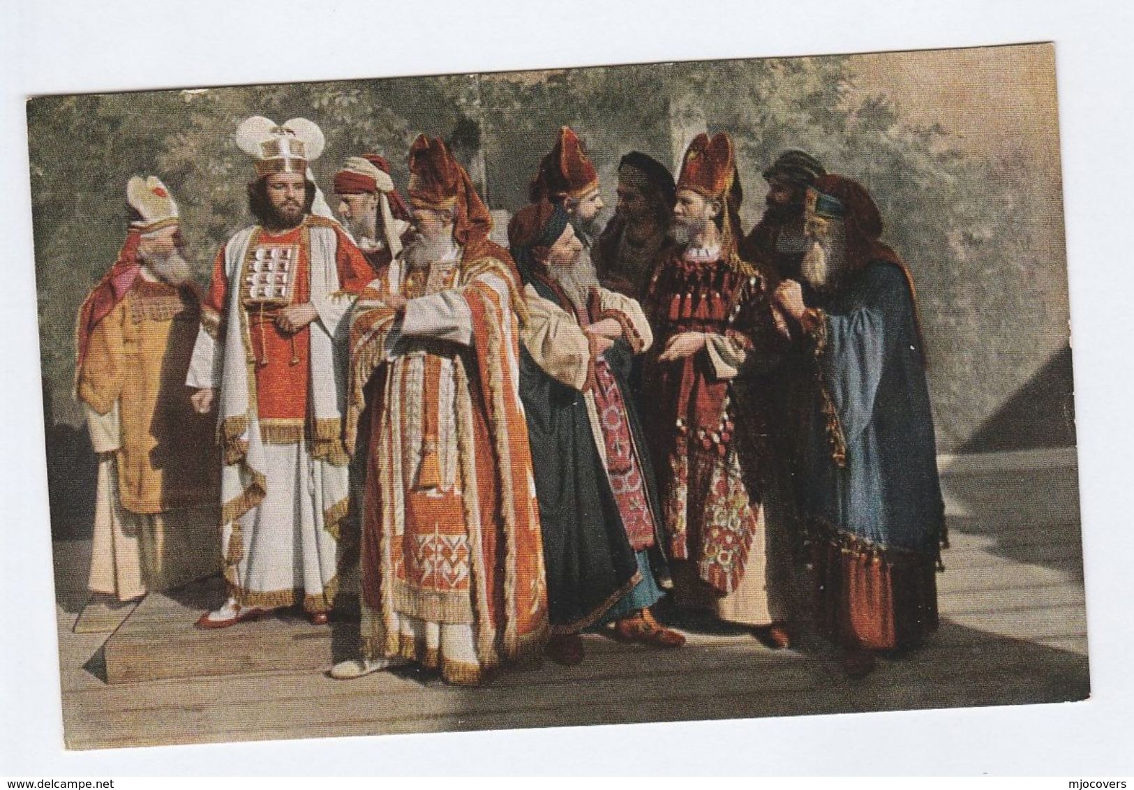 1922 Oberammergau Passionsspiele Passion Play Germany Religion Theatre Postcard - Oberammergau