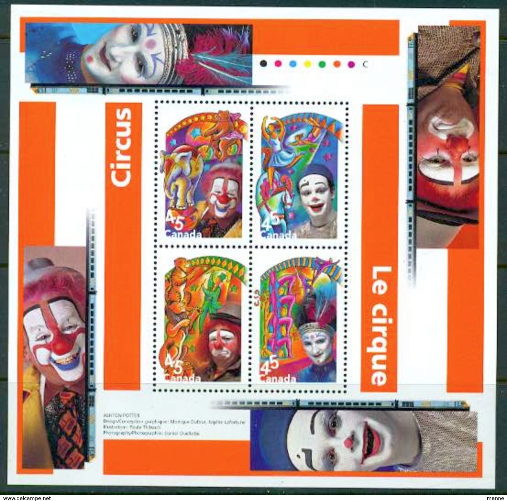 Circus Clowns - Blocks & Sheetlets