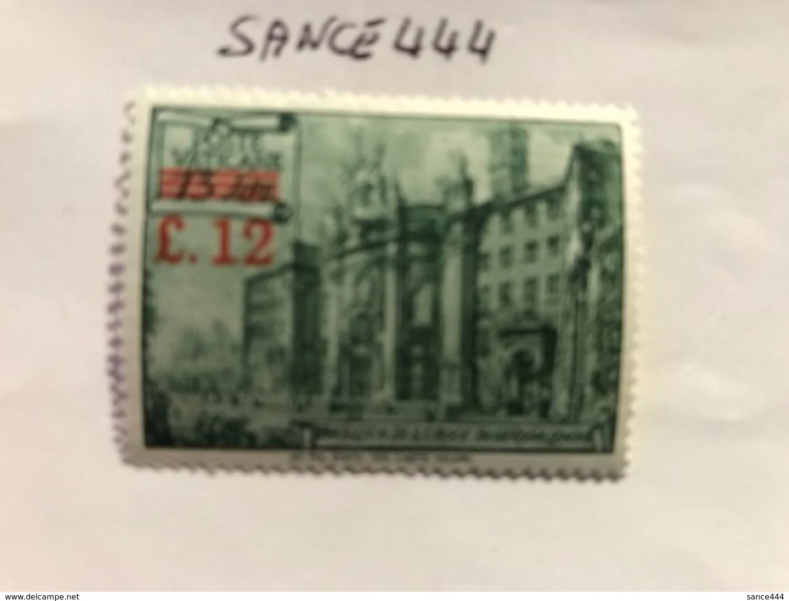 Vatican City Basilica Overp. Mnh 1952 - Unused Stamps