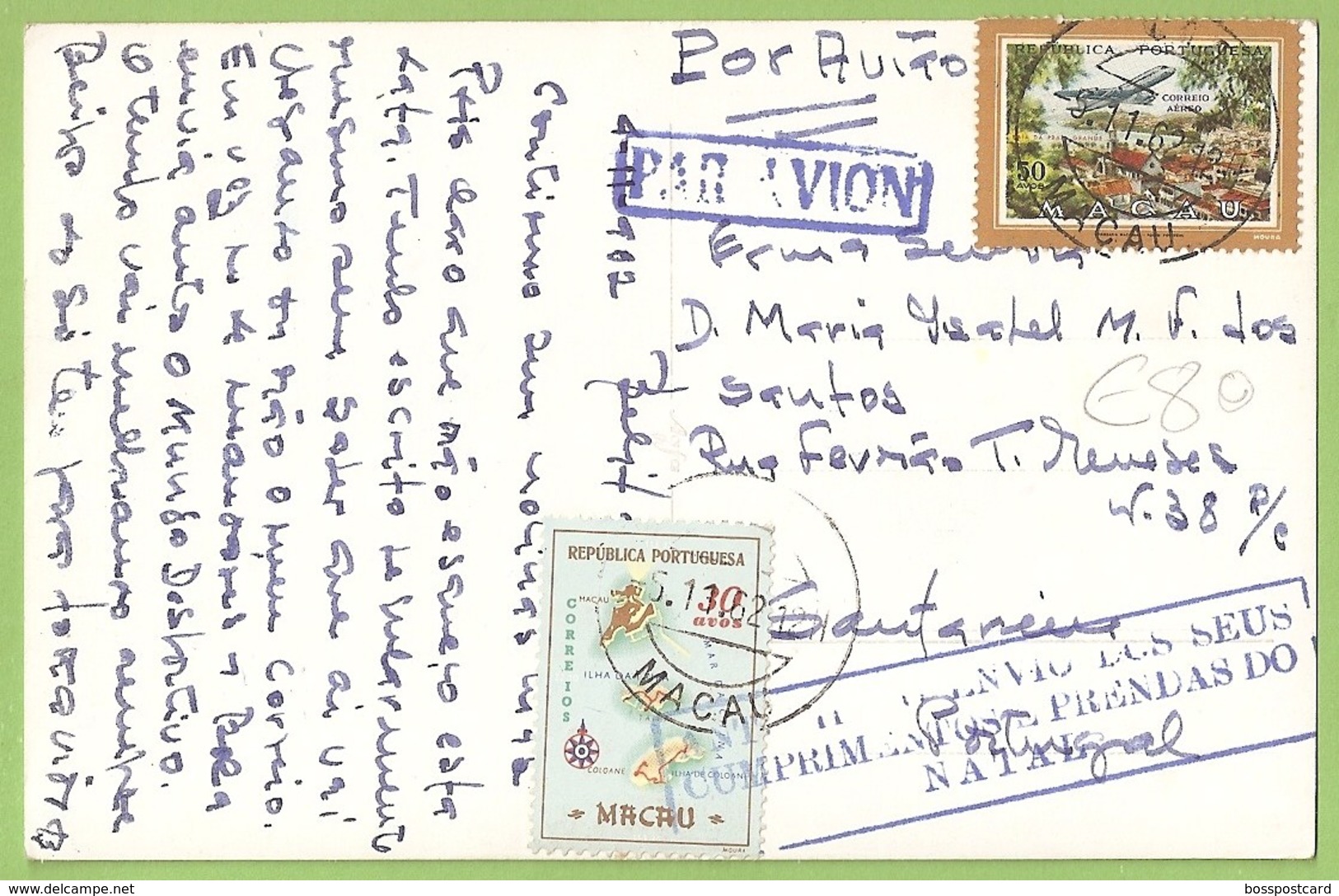 Macao - Av Al Ribeire - Macau - China - Philately - China