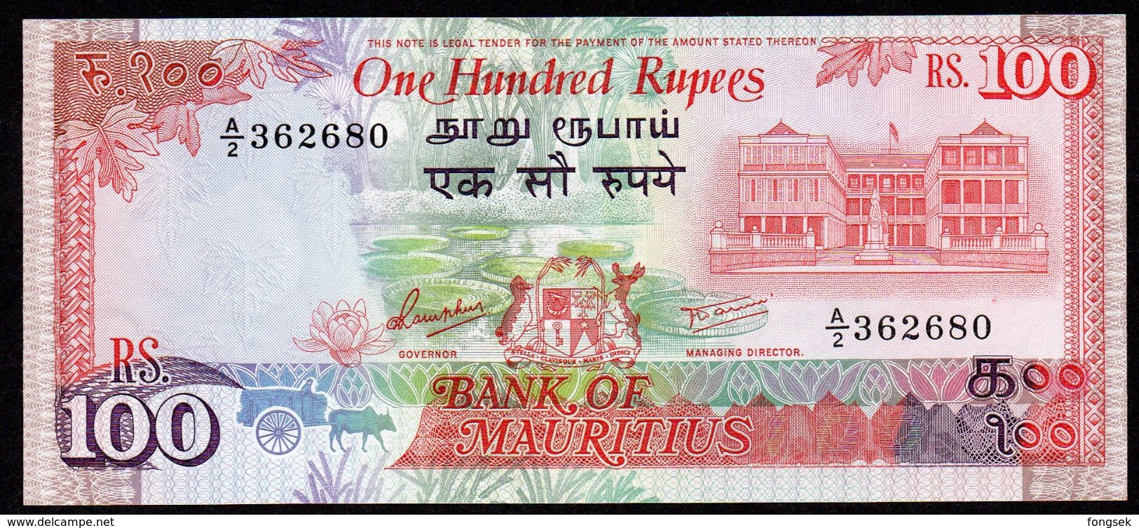 #07. MAURITIUS. 100 RUPEES. 1986. Pick 38.  UNC / NEUF - Mauritius