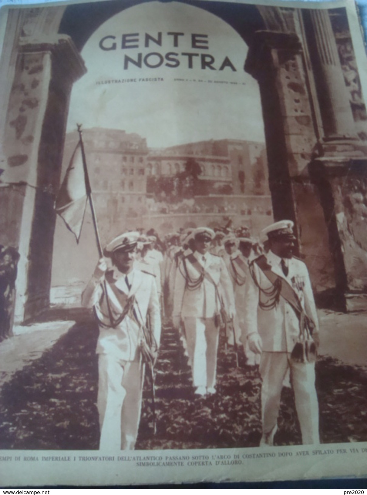 GENTE NOSTRA 1933 CROCIERA AEREA DEL DECENNALE ITALO BALBO - Altri & Non Classificati
