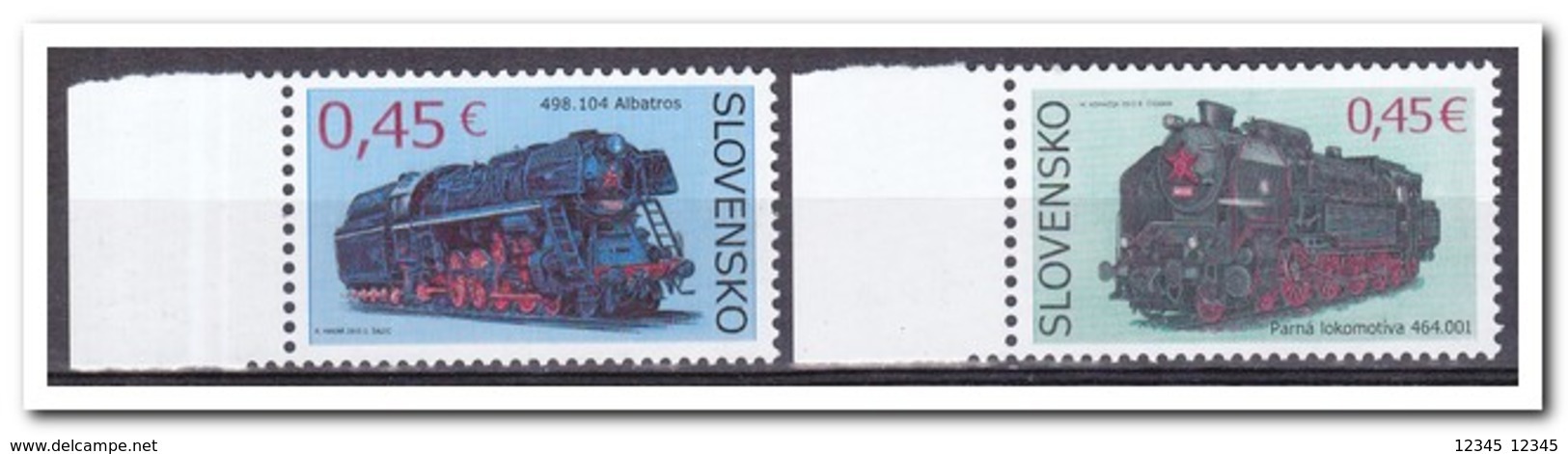 Slowakije 2014, Postfris MNH, Trains - Unused Stamps