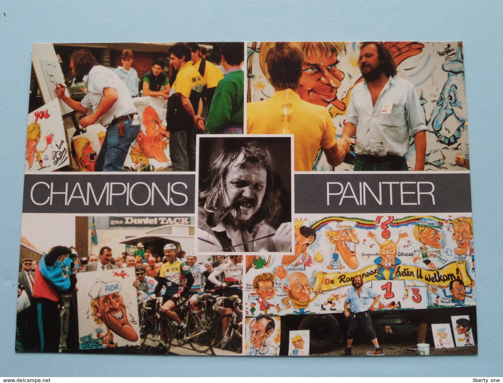 KARIKATURIST NESTEN ( Kouter 73 ) CHAMPIONS PAINTER - Anno 19?? ( Zie Foto Details ) !! - Kuurne