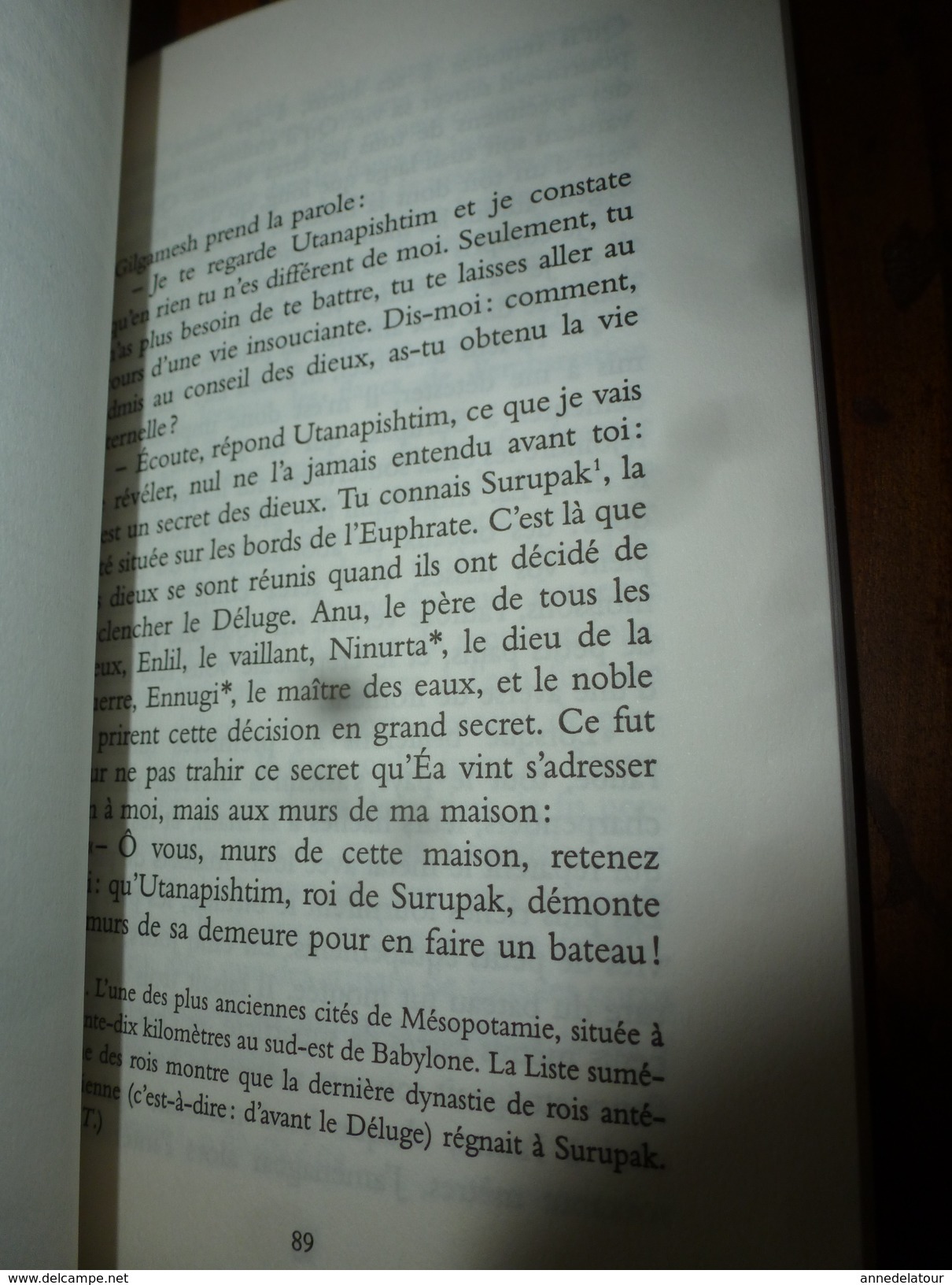 2010  LE RECIT DE GILGAMESH ,L'homme Qui Partit En Quête De La Vie Sans Fin. - Other & Unclassified