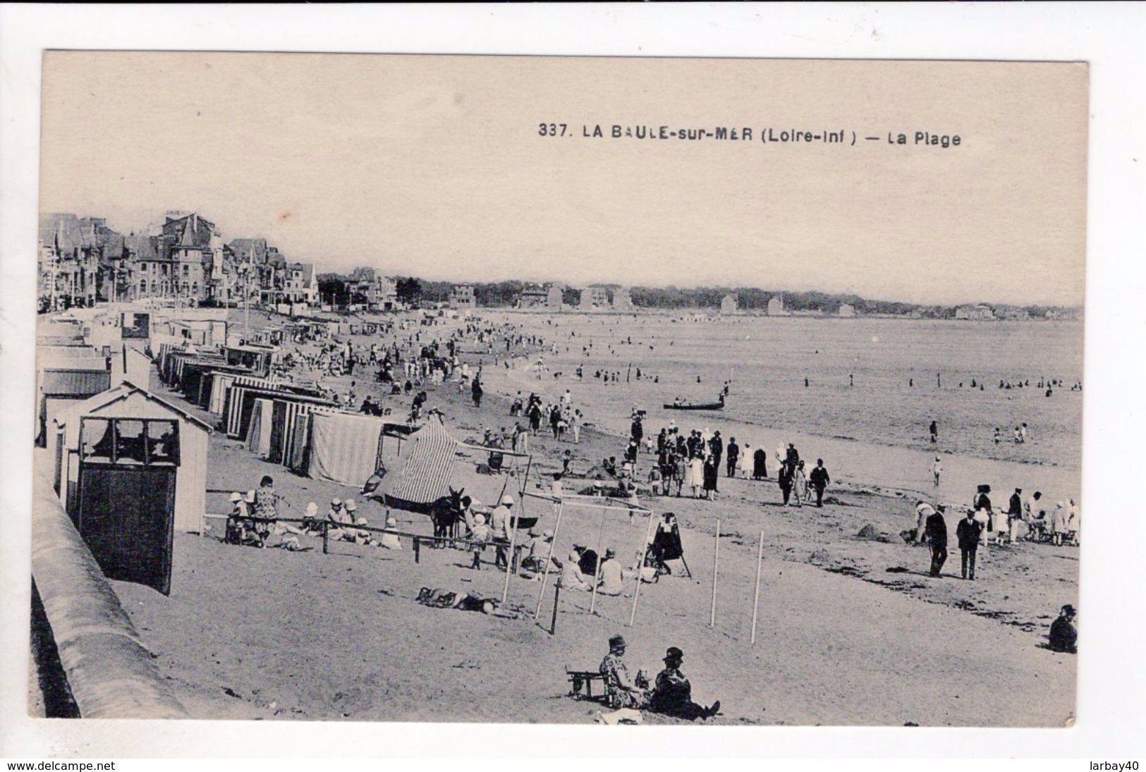 1 Cpa Carte Postale Ancienne - La Baule   La Plage  337 - La Baule-Escoublac