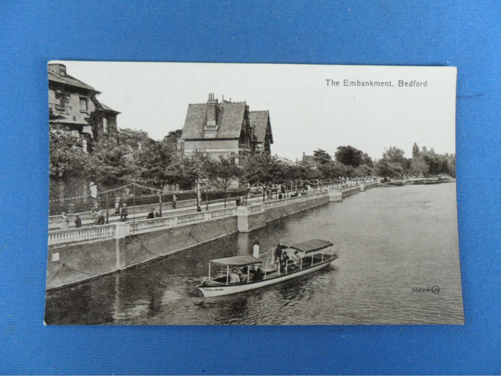 Old Postcard Of Embankment,Bedford, Bedfordshire,England,Y35. - Bedford