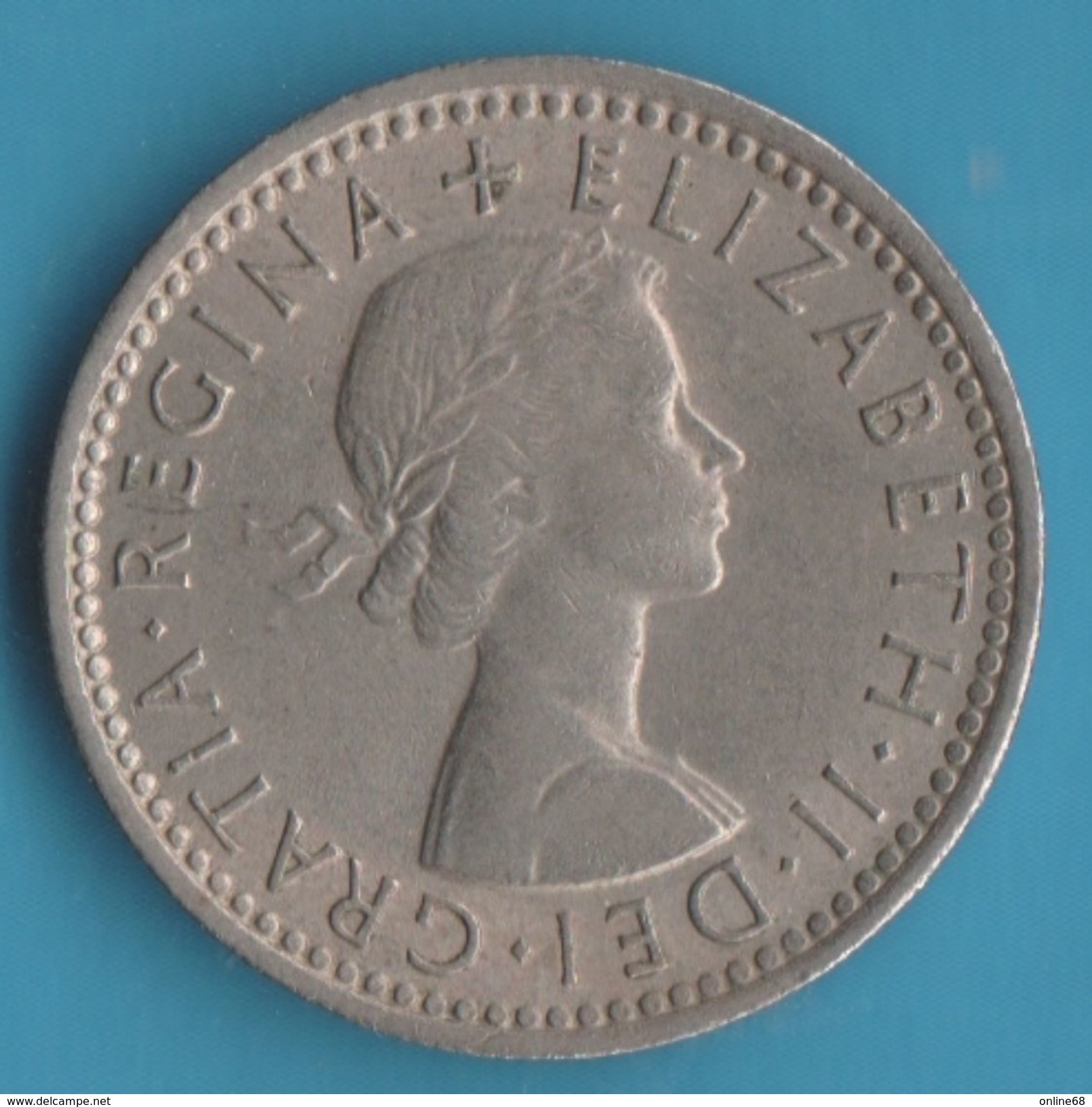 UK 6 PENCE 1960 KM# 903 Elizabeth II - H. 6 Pence