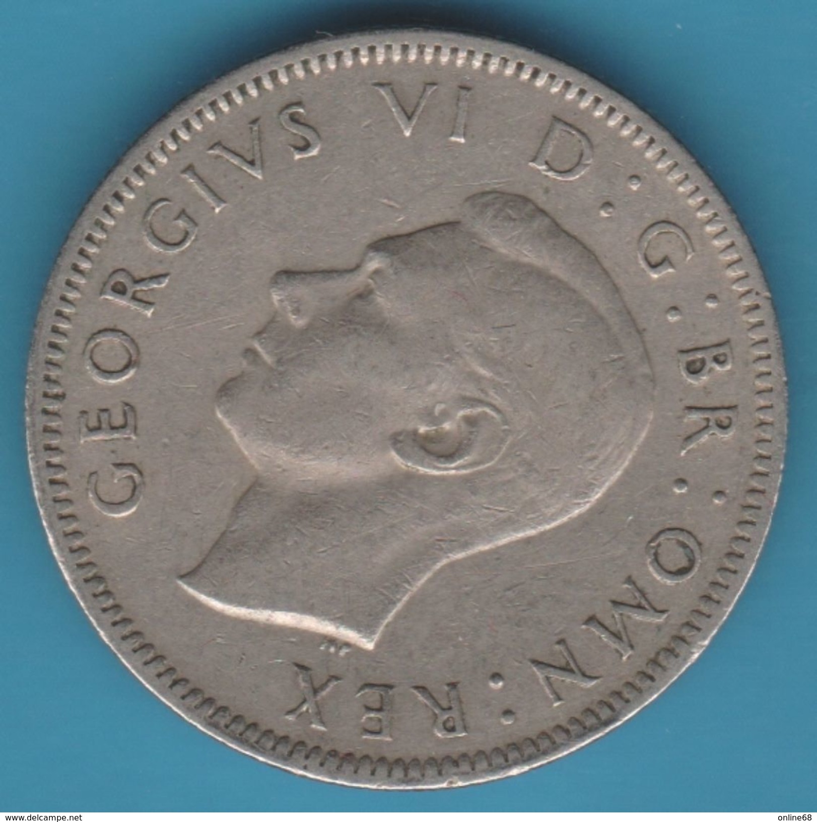 GB 1 SHILLING 1948 English Crest - I. 1 Shilling