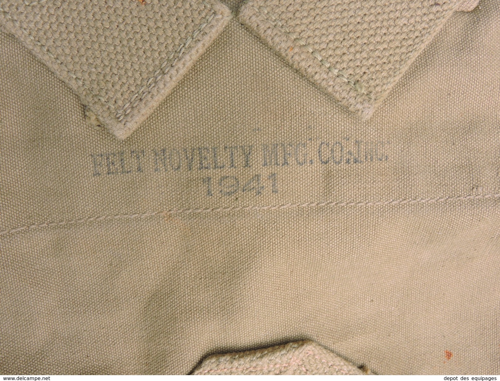 HAVRESAC  U.S. ARMY  Modéle 1928 - Daté FELT NOVELTY 1941 - Equipment