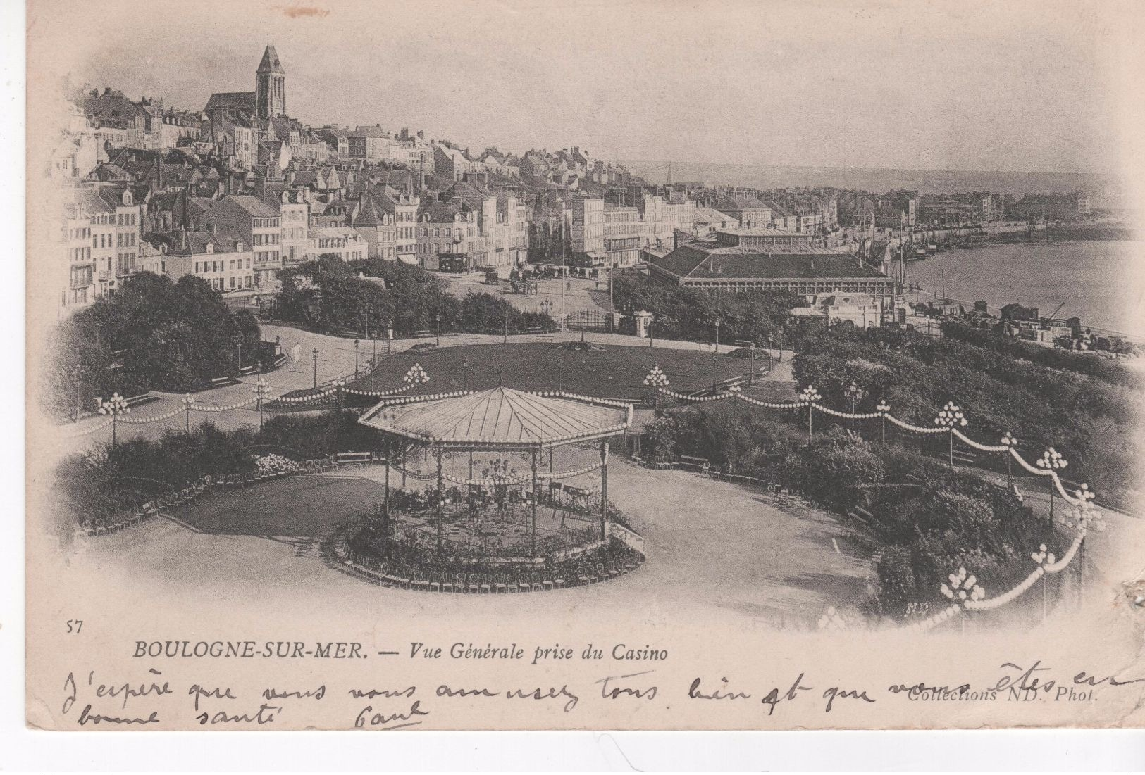 BOULOGNE SUR MER - Vue Générale Près Du Casino - Boulogne Sur Mer