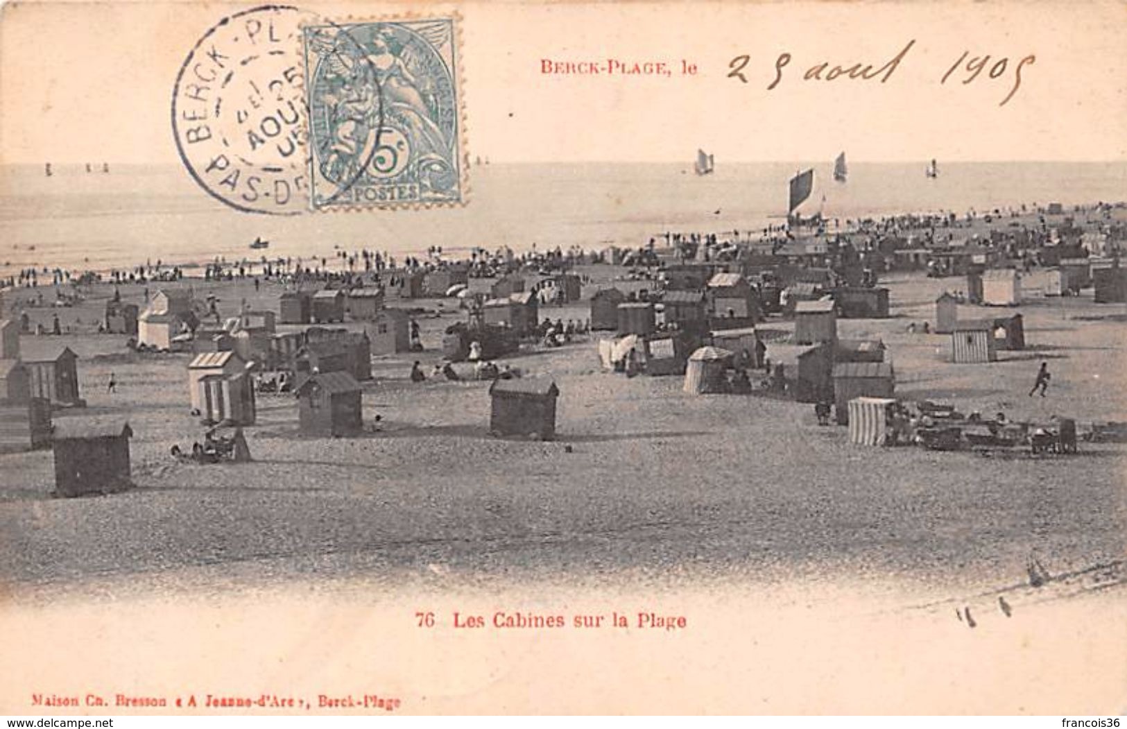 (62) Lot de 87 CPA - Pas de Calais - Berck Plage - bon état