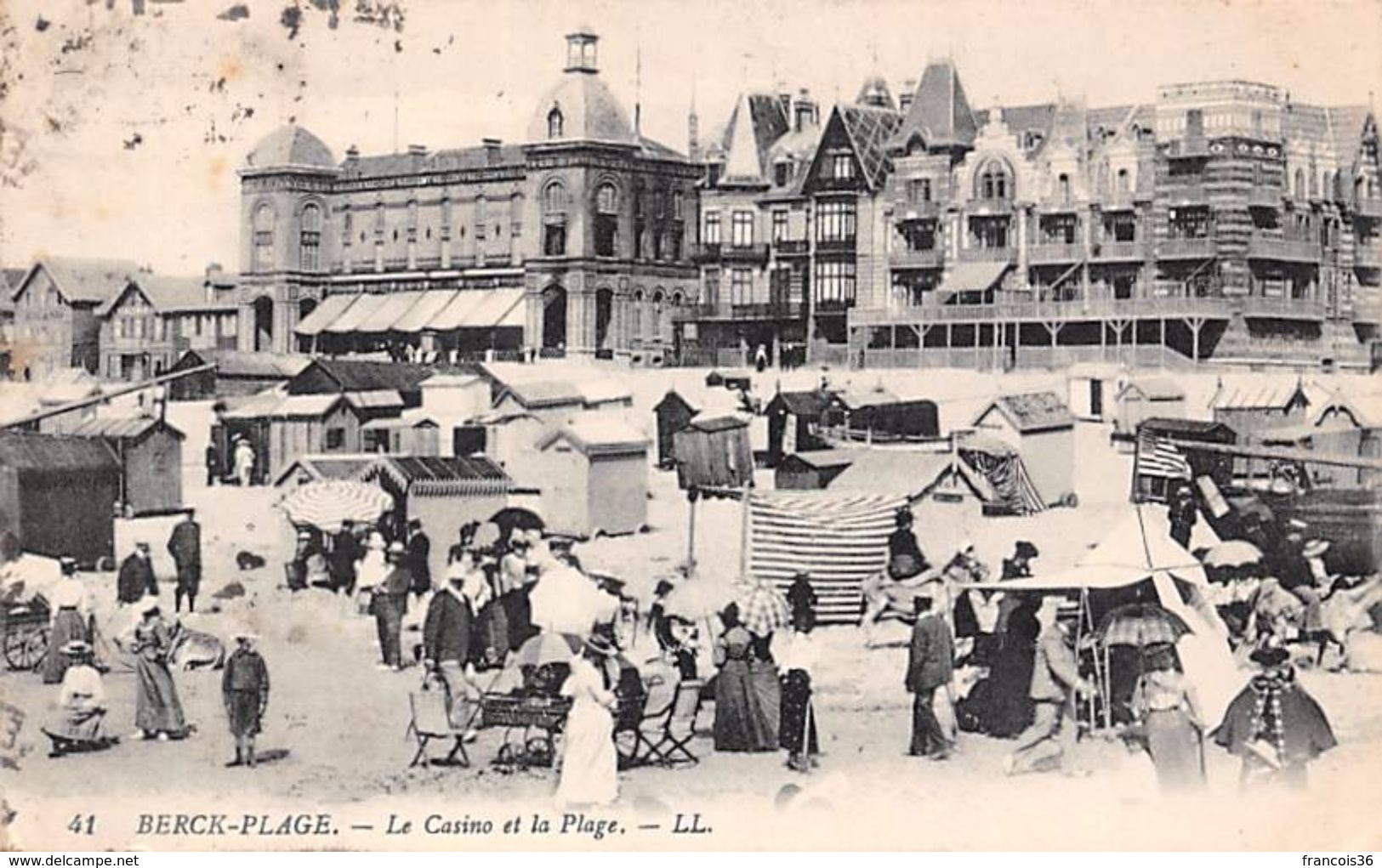 (62) Lot de 87 CPA - Pas de Calais - Berck Plage - bon état