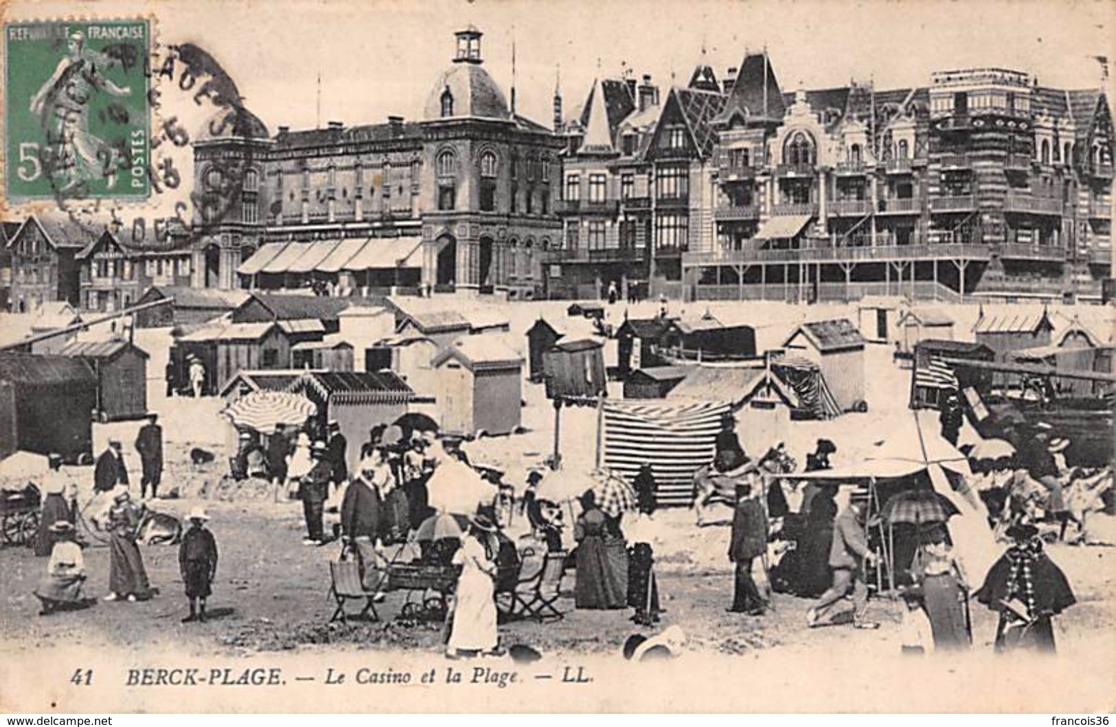 (62) Lot de 87 CPA - Pas de Calais - Berck Plage - bon état