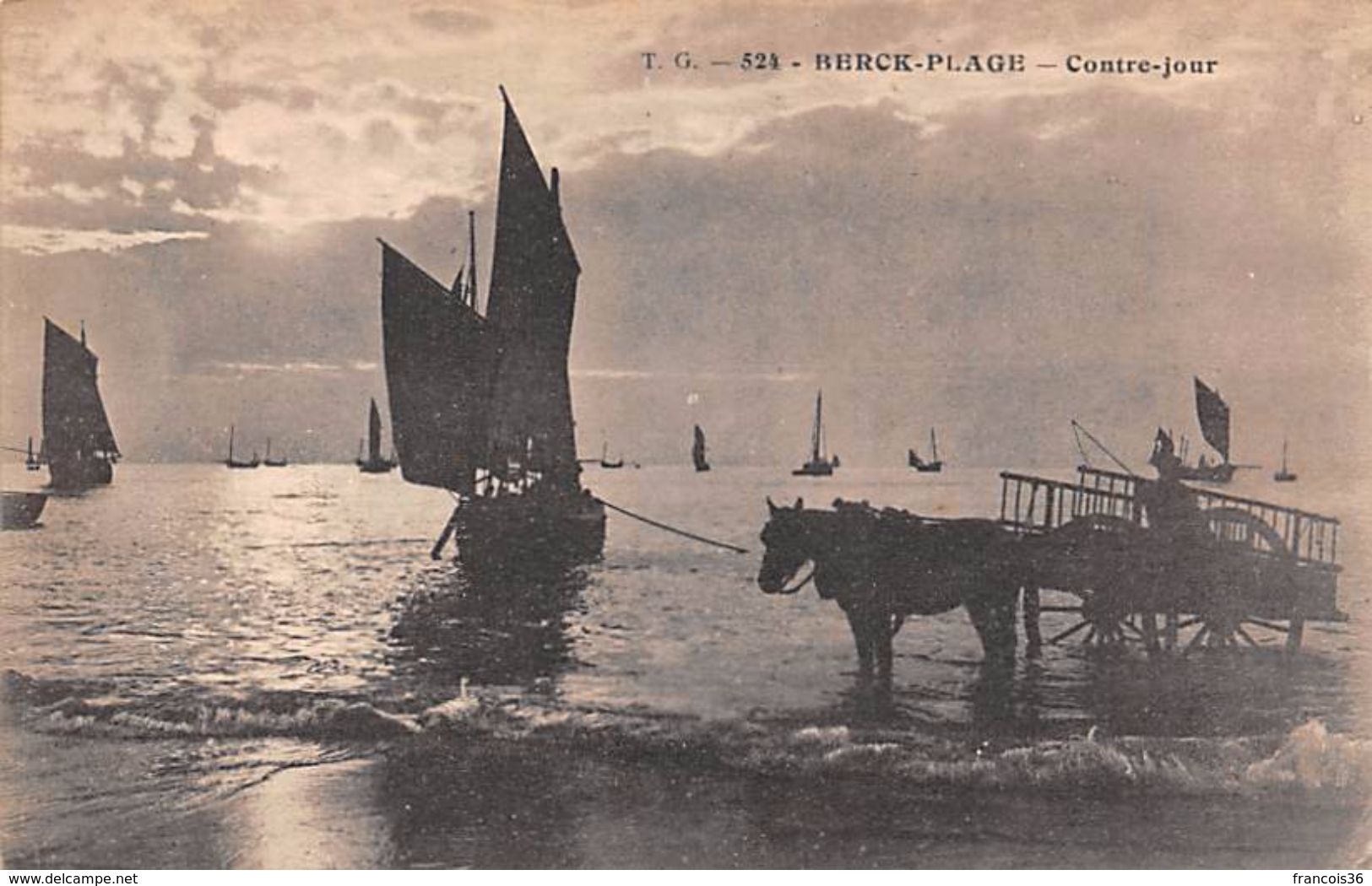 (62) Lot de 87 CPA - Pas de Calais - Berck Plage - bon état