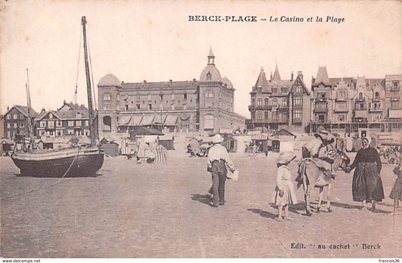 (62) Lot de 87 CPA - Pas de Calais - Berck Plage - bon état