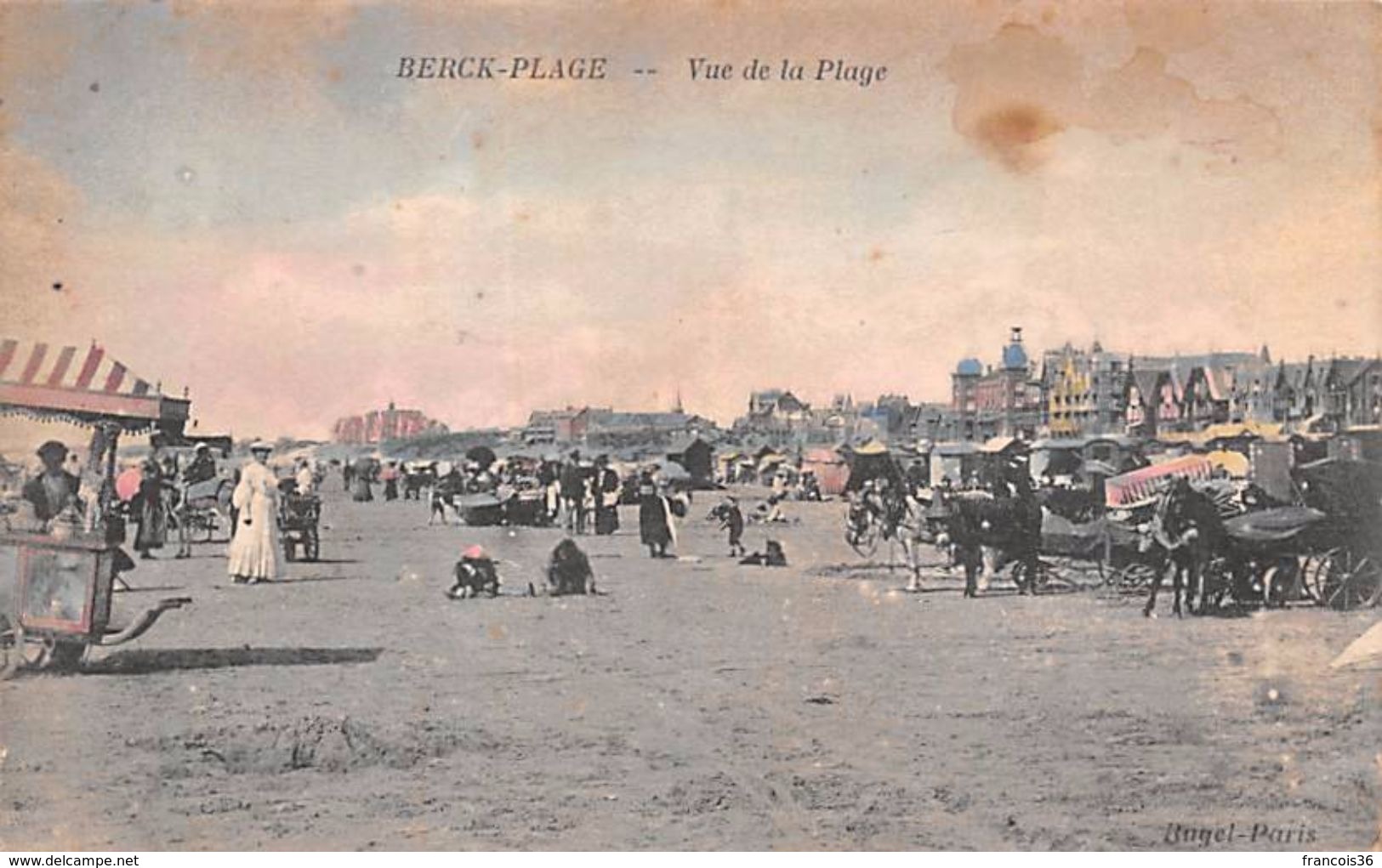 (62) Lot de 87 CPA - Pas de Calais - Berck Plage - bon état