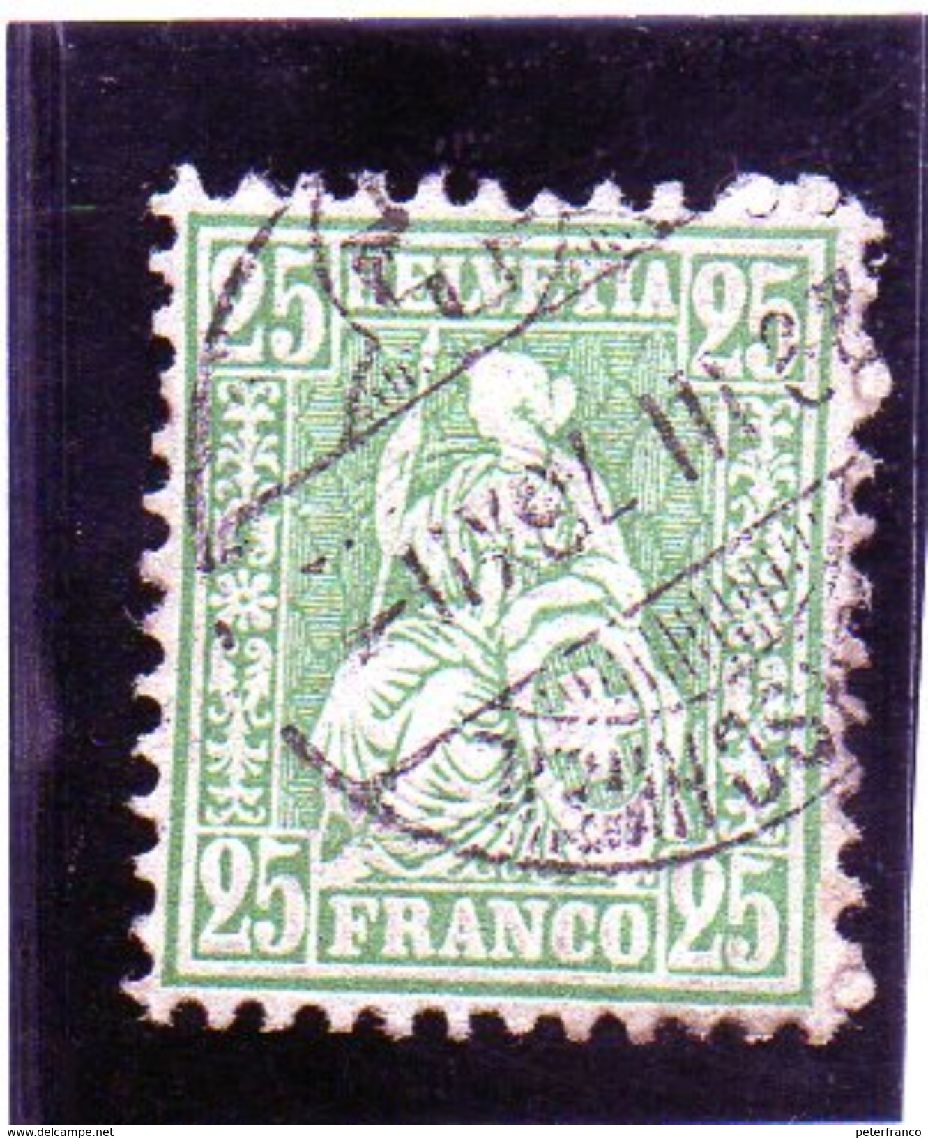 B- 1867 Svizzera - Elvezia Seduta - Used Stamps