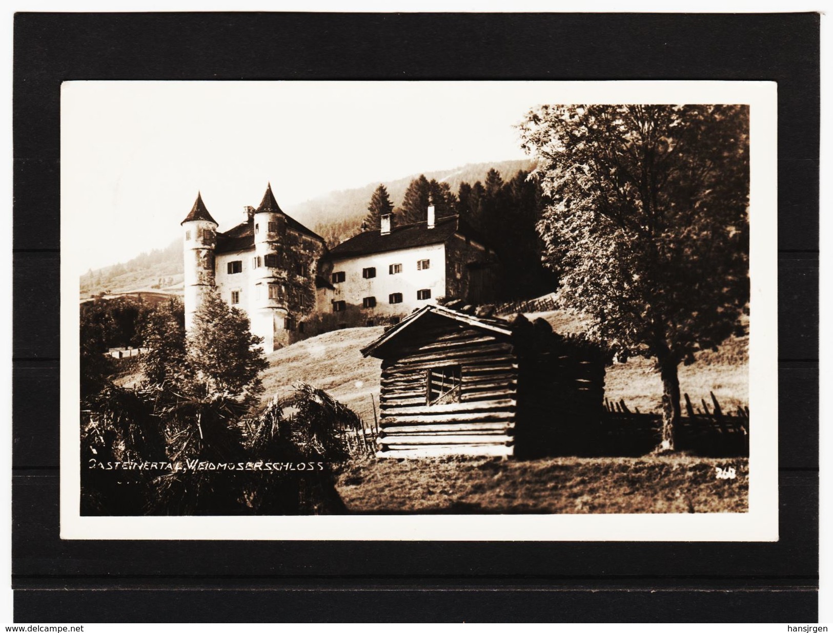 ZAK808 POSTKARTE JAHR 1949 GASTEINERTAL  WEIDMOSERSSCHLOSS  GEBRAUCHT SIEHE ABBILDUNG - Bad Hofgastein