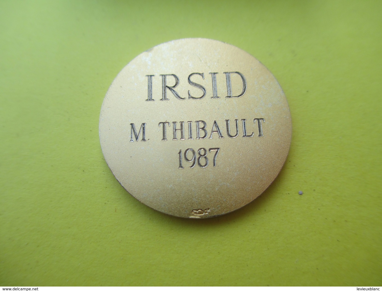 Petite Médaille Personnalisée Et Datée/IRSID/ Institut De Recherche De La Sidérurgie/THIBAULT/ 1992             MED147 - France