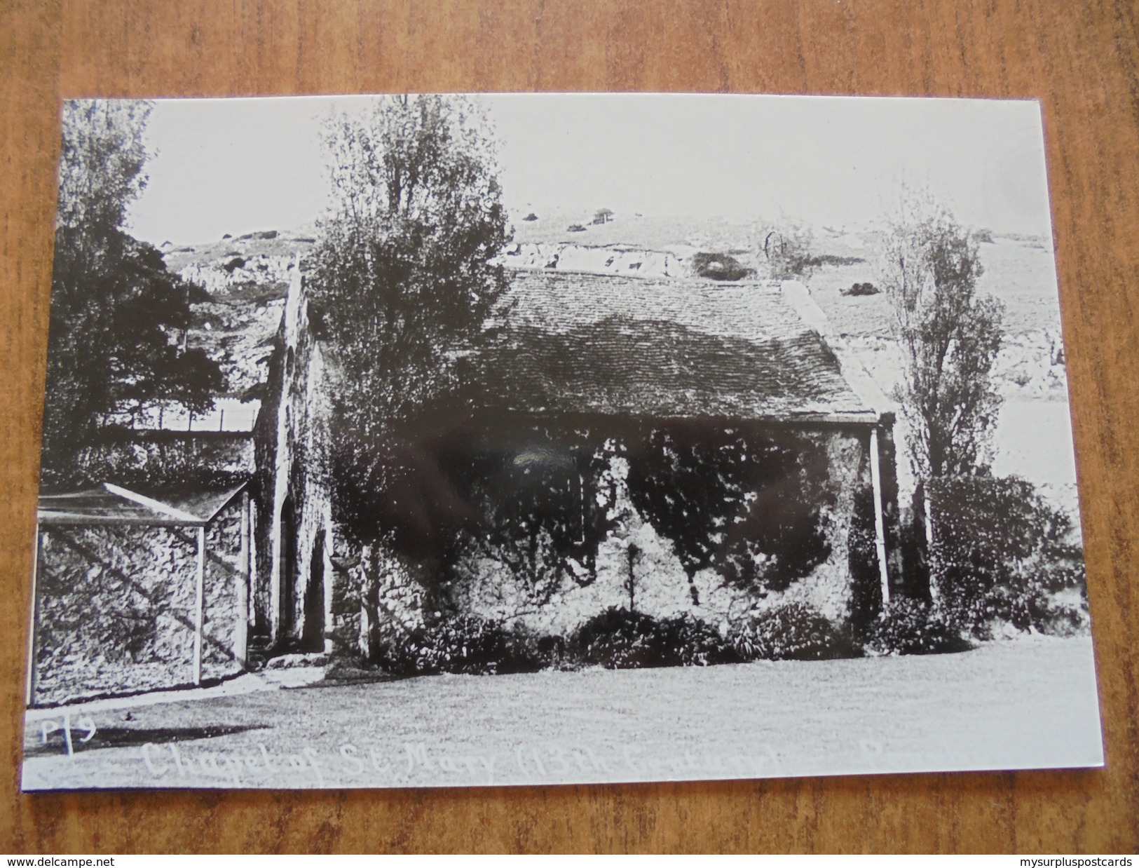 51731 PHOTOGRAPH: WALES: Caernarfonshire, Penrhyn Old Hall - Church 14th Century. Now Derelict. Penrhyn Bay, Llandudno. - Caernarvonshire