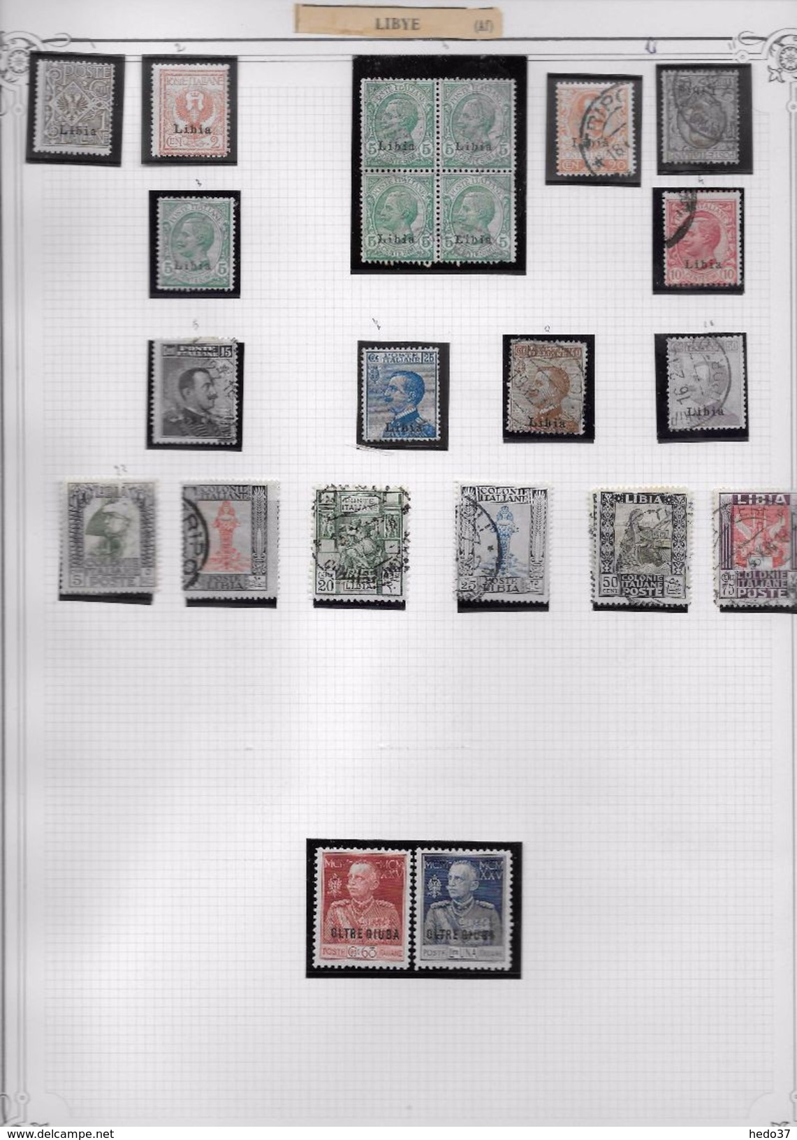 Colonies Italiennes - Collection - 11 scans - B/TB