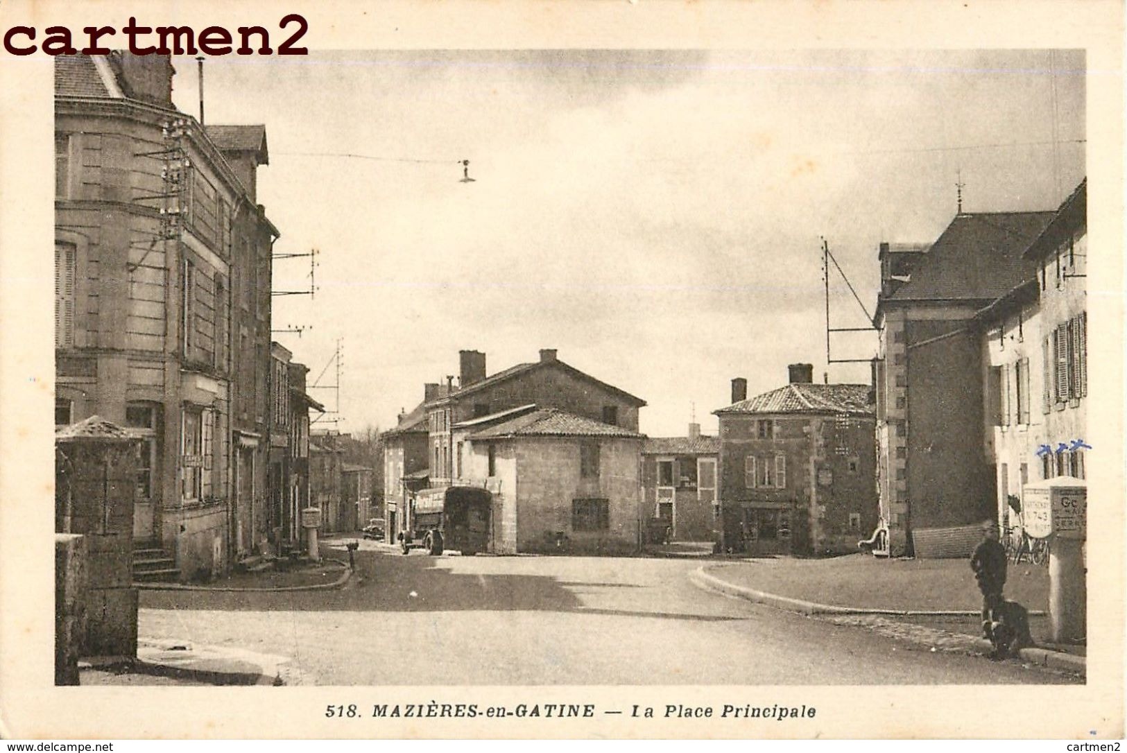 MAZIERES-EN-GATINE PLACE PRINCIPALE 79 - Mazieres En Gatine