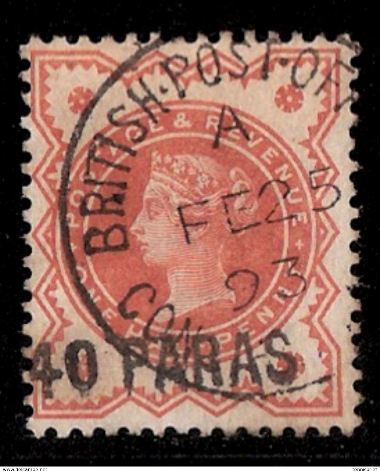 GB, Levant, Nr. 6, Mi. 150.-  , # 8407 - Levant Britannique