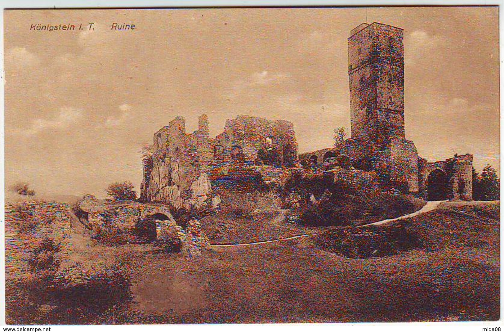 KÖNIGSTEIN I. T. RUINE . CHATEAU - Koenigstein