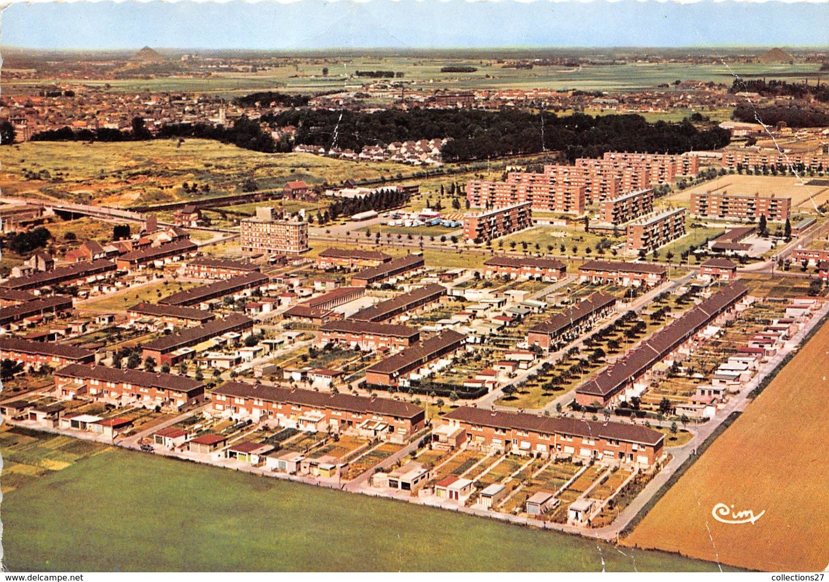 59-DENAIN- VUE AERIENNE , LA CROIX STE MARIE - Denain