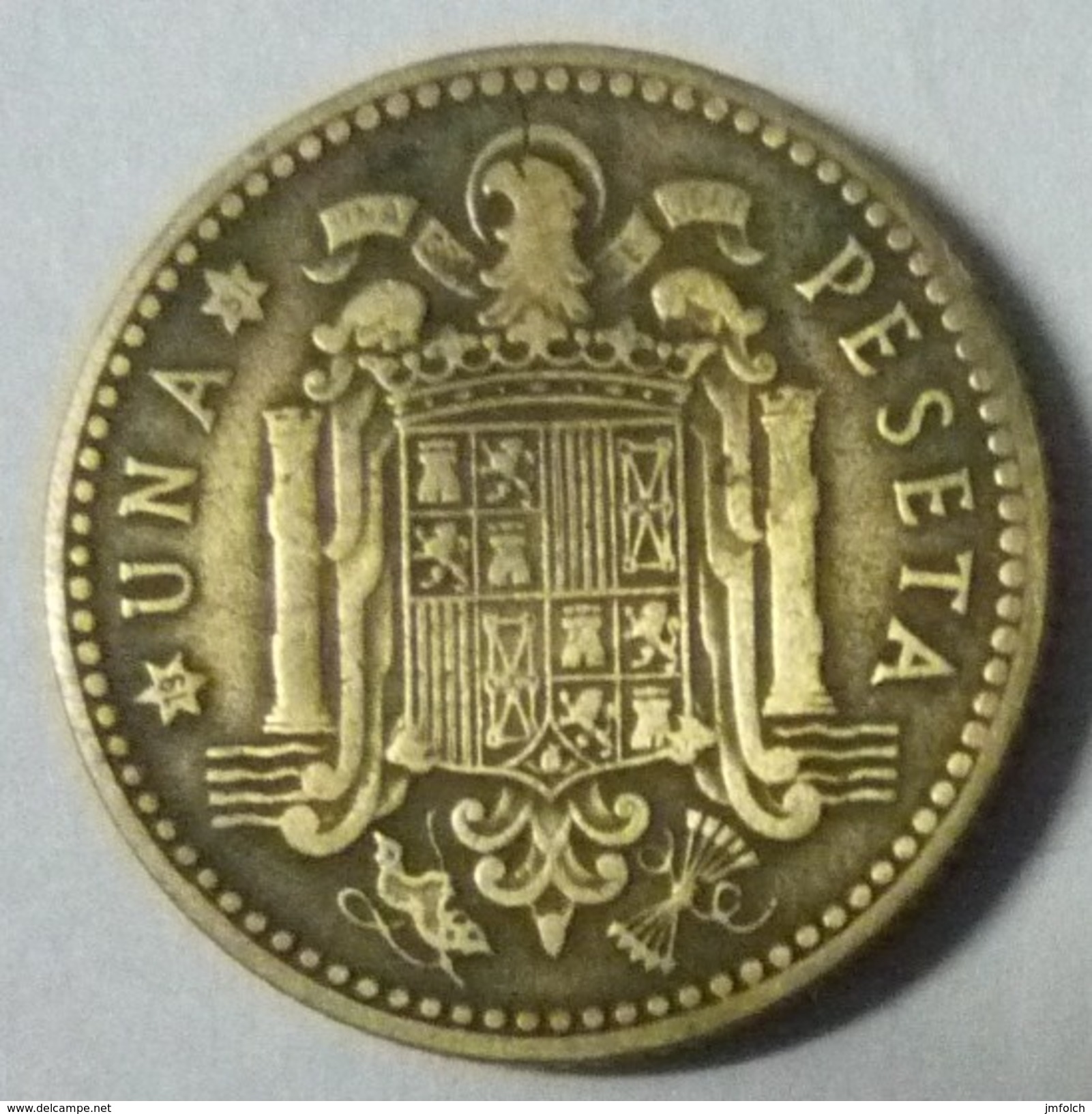 MONEDA DE 1 PTA. DE 1947. ESTRELLA CON 51 - 1 Peseta