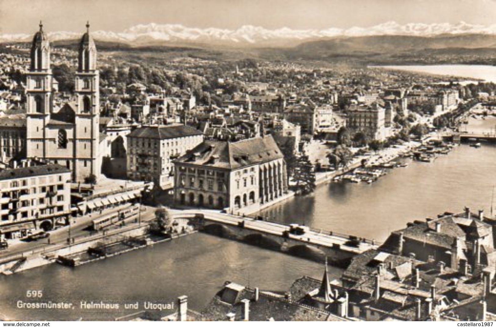 ZÜRICH - Grossmünster, Helmhaus Und Utoquai - Kleinformat, Petit Format, Formato Piccolo - Altri & Non Classificati