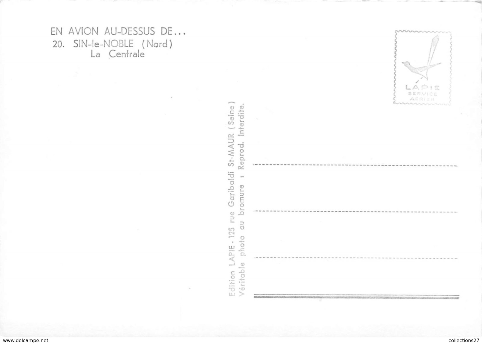 59-SIN LE NOBLE- LA CENTRALE - Sin Le Noble