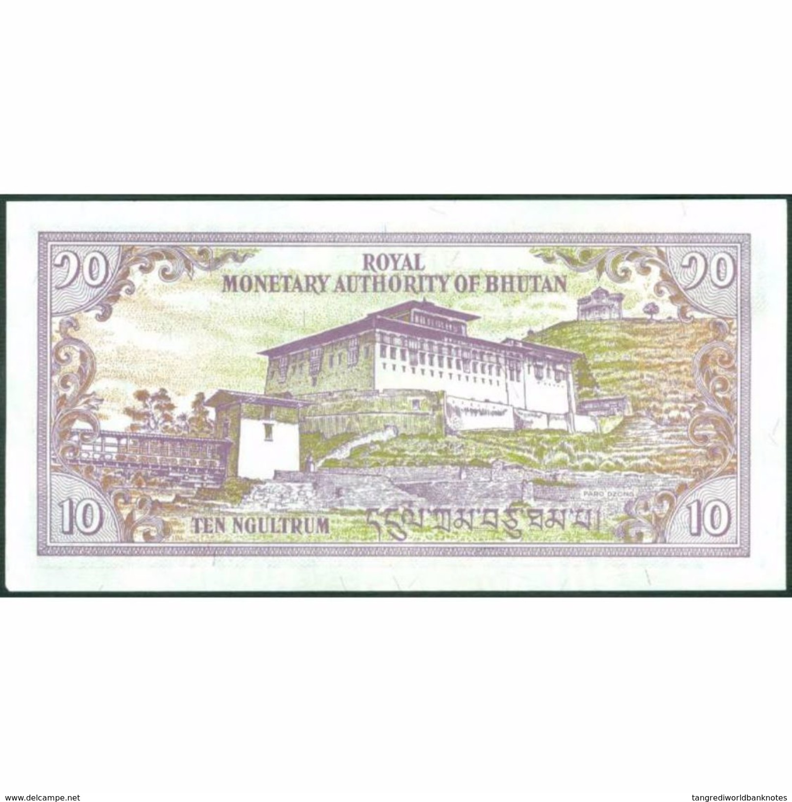 TWN - BHUTAN 22 - 10 Ngultrum 2000 Prefix D/5 UNC - Bhutan